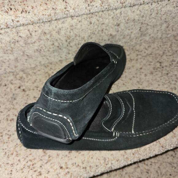 Donald J Pliner Men\'s Slip-On Black Suede Leather Driving Loafer Men\'s Size 11M main image 6